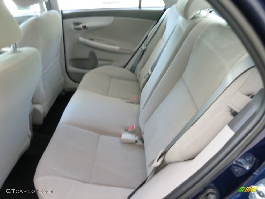 2012 Corolla LE - Nautical Blue Metallic / Bisque photo #9