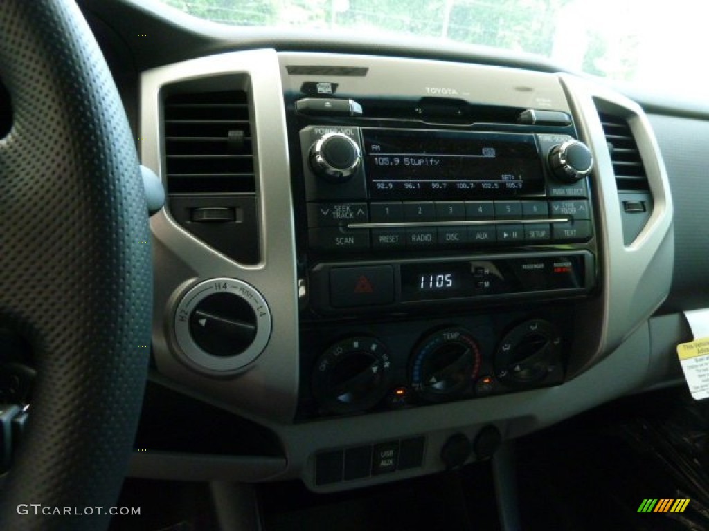 2012 Tacoma V6 SR5 Access Cab 4x4 - Magnetic Gray Mica / Graphite photo #13