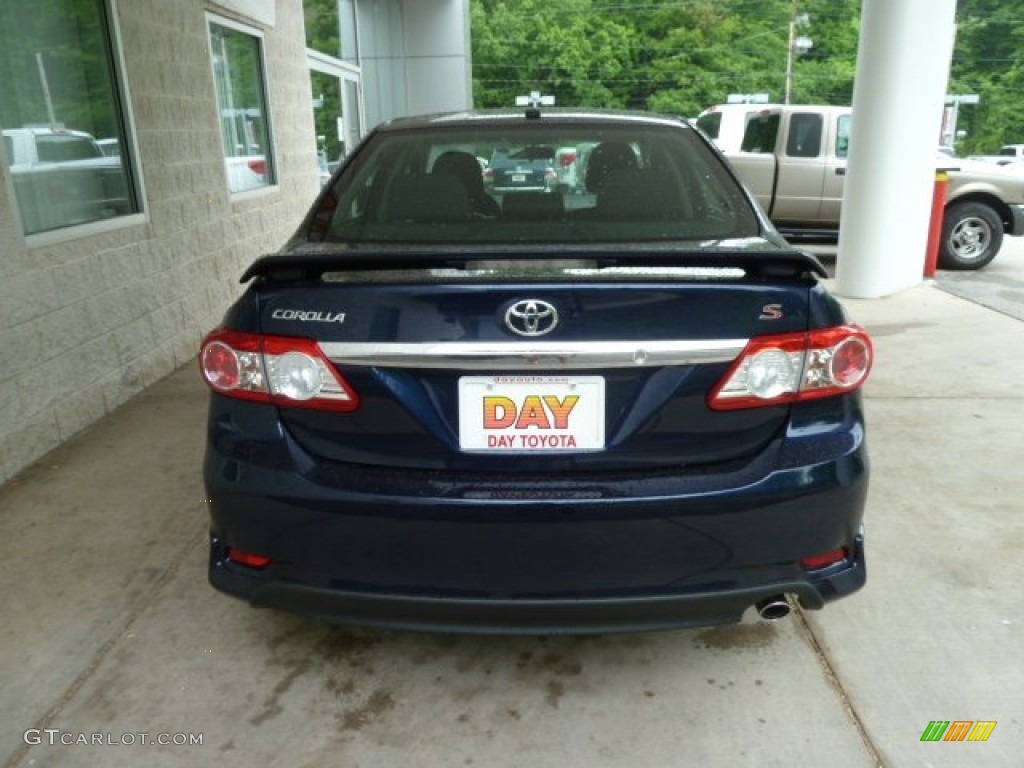 2012 Corolla S - Nautical Blue Metallic / Dark Charcoal photo #3