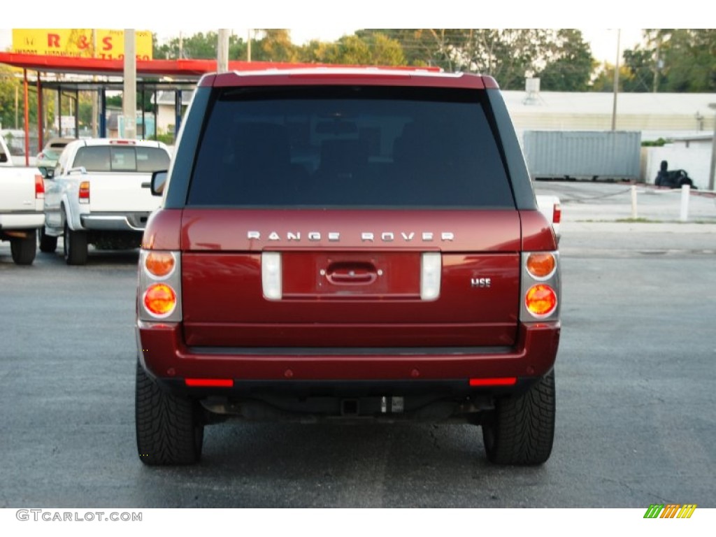 2004 Range Rover HSE - Alveston Red Metallic / Sand/Jet Black photo #11