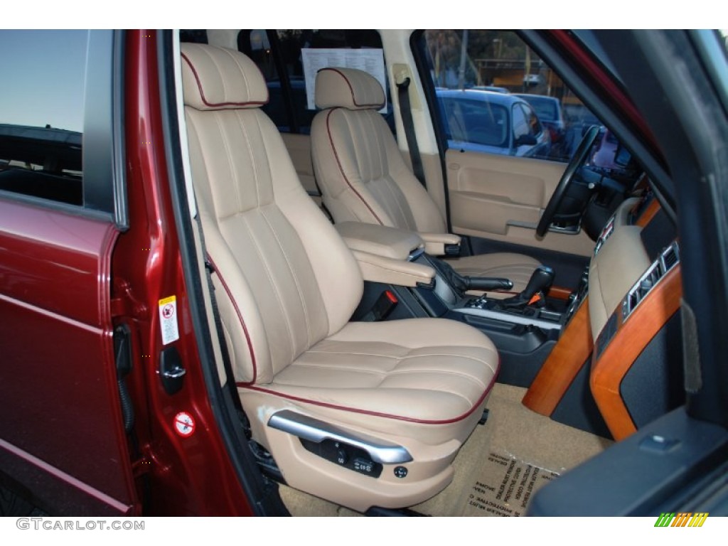 2004 Range Rover HSE - Alveston Red Metallic / Sand/Jet Black photo #19