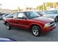 1998 Medium Red Metallic Chevrolet S10 LS Extended Cab  photo #2