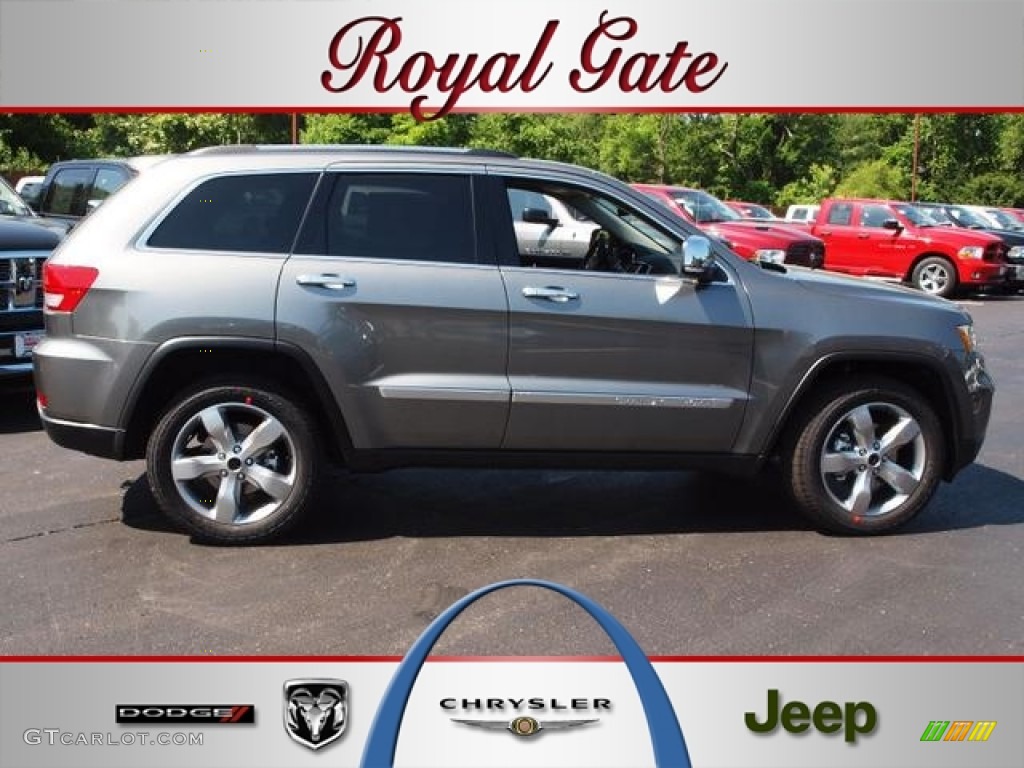 2012 Grand Cherokee Overland 4x4 - Mineral Gray Metallic / Black photo #1