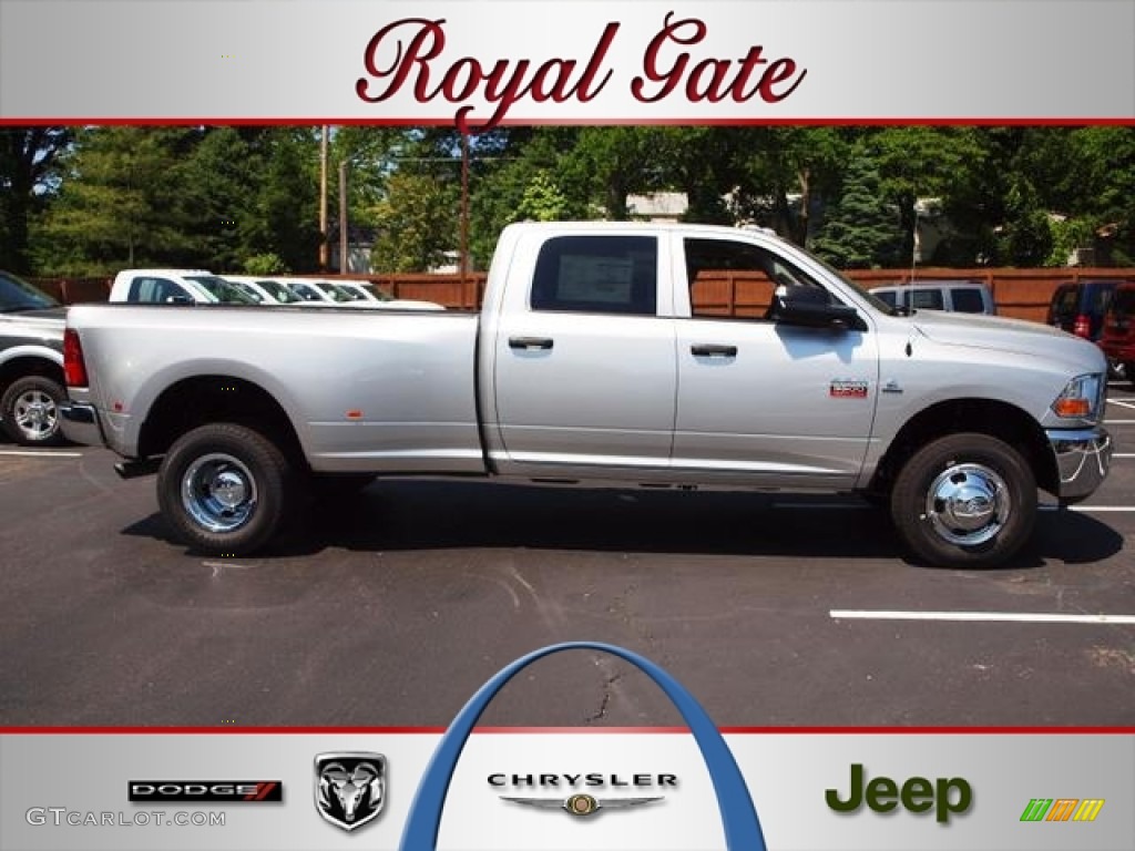 2012 Ram 3500 HD ST Crew Cab 4x4 Dually - Bright Silver Metallic / Dark Slate/Medium Graystone photo #1