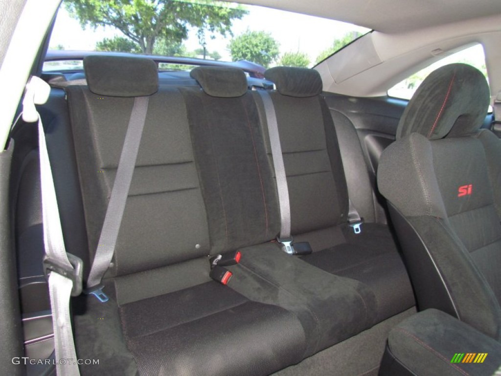 Black Interior 2009 Honda Civic Si Coupe Photo #65384010