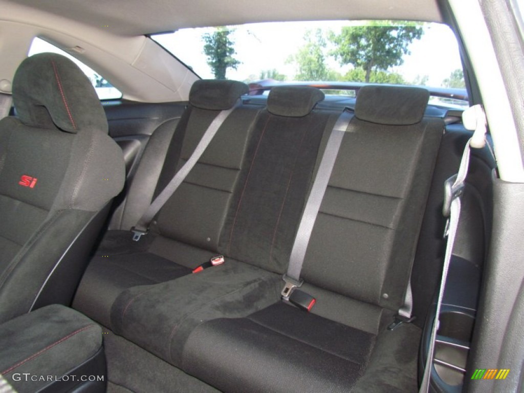 2009 Honda Civic Si Coupe Rear Seat Photo #65384019