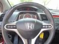 Black 2009 Honda Civic Si Coupe Steering Wheel