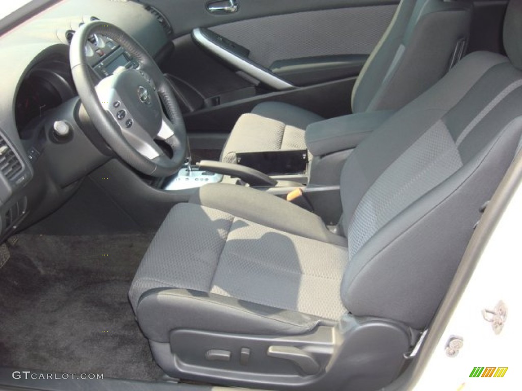 2008 Altima 2.5 S Coupe - Winter Frost Pearl / Charcoal photo #7