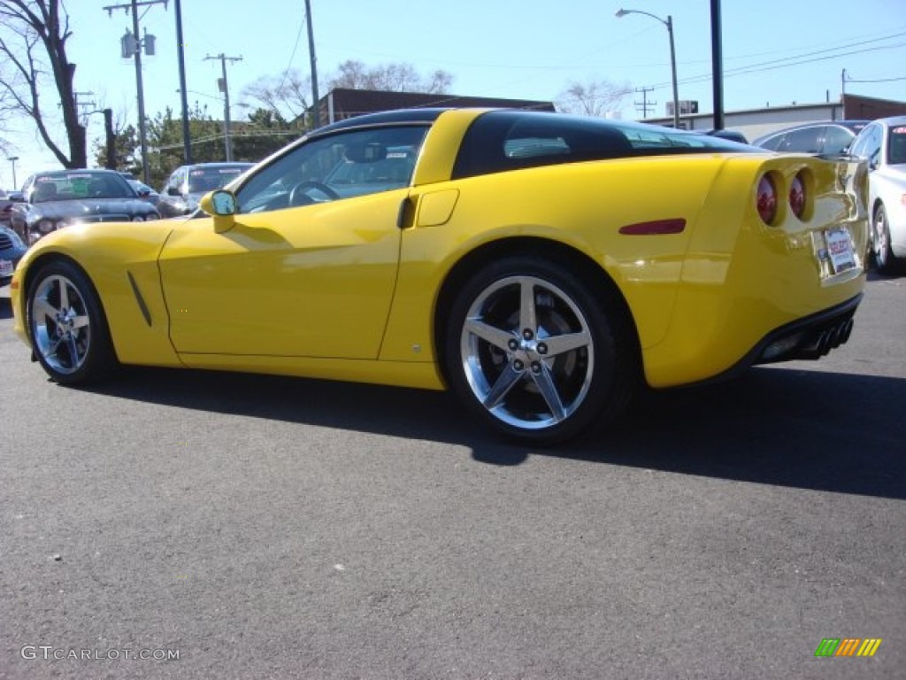2006 Corvette Coupe - Velocity Yellow / Ebony Black photo #4