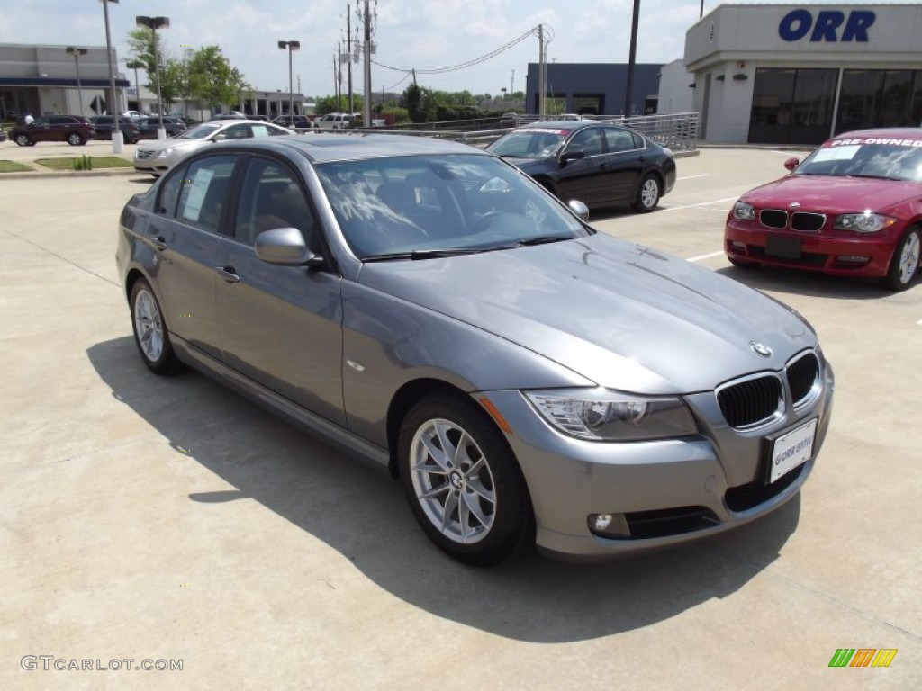 2010 3 Series 328i Sedan - Space Gray Metallic / Black photo #2