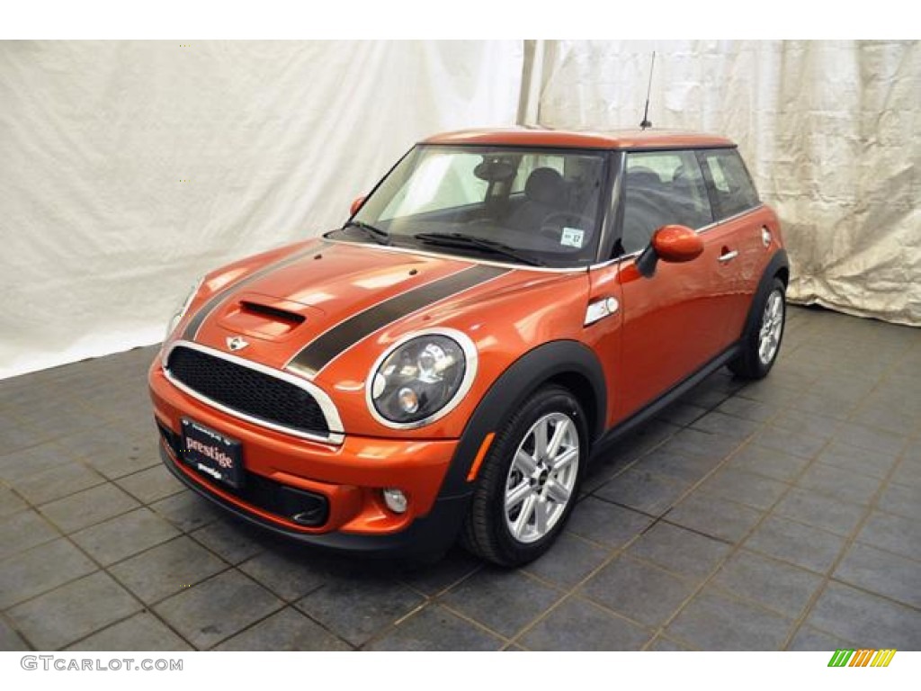 2012 Cooper S Hardtop - Spice Orange Metallic / Carbon Black photo #1