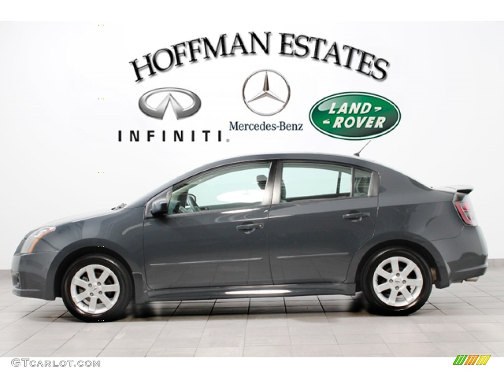 2009 Sentra 2.0 SR - Midnight Sky / Charcoal photo #2