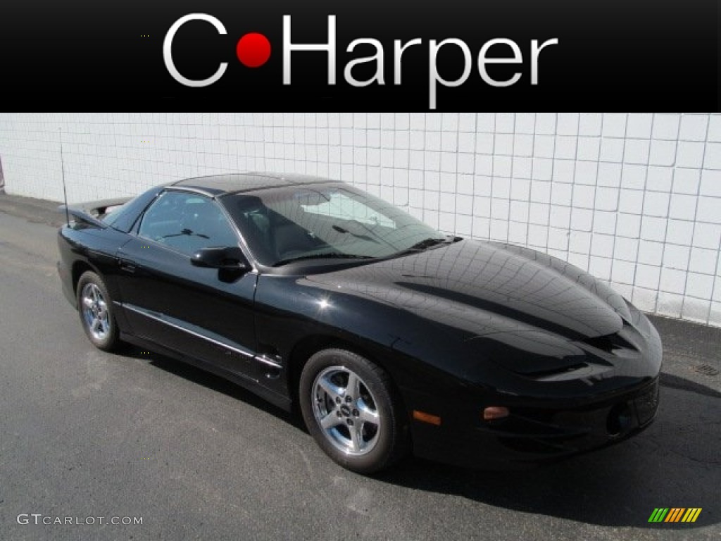 Black Pontiac Firebird