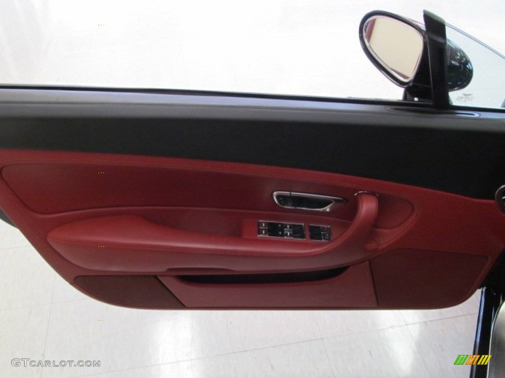 2006 Bentley Continental GT Standard Continental GT Model Fireglow Door Panel Photo #65386731