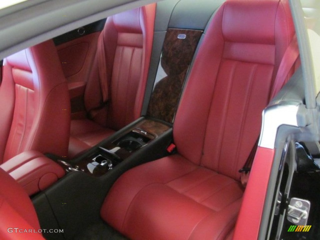 2006 Bentley Continental GT Standard Continental GT Model Rear Seat Photo #65386746