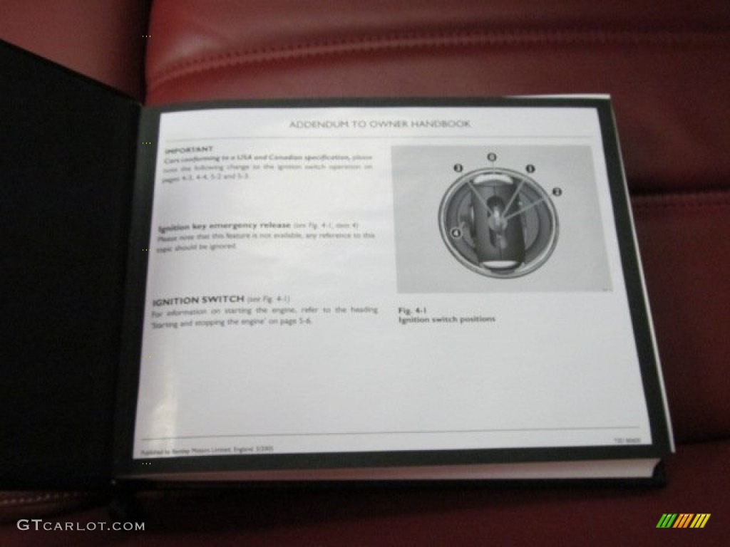 2006 Bentley Continental GT Standard Continental GT Model Books/Manuals Photo #65386803