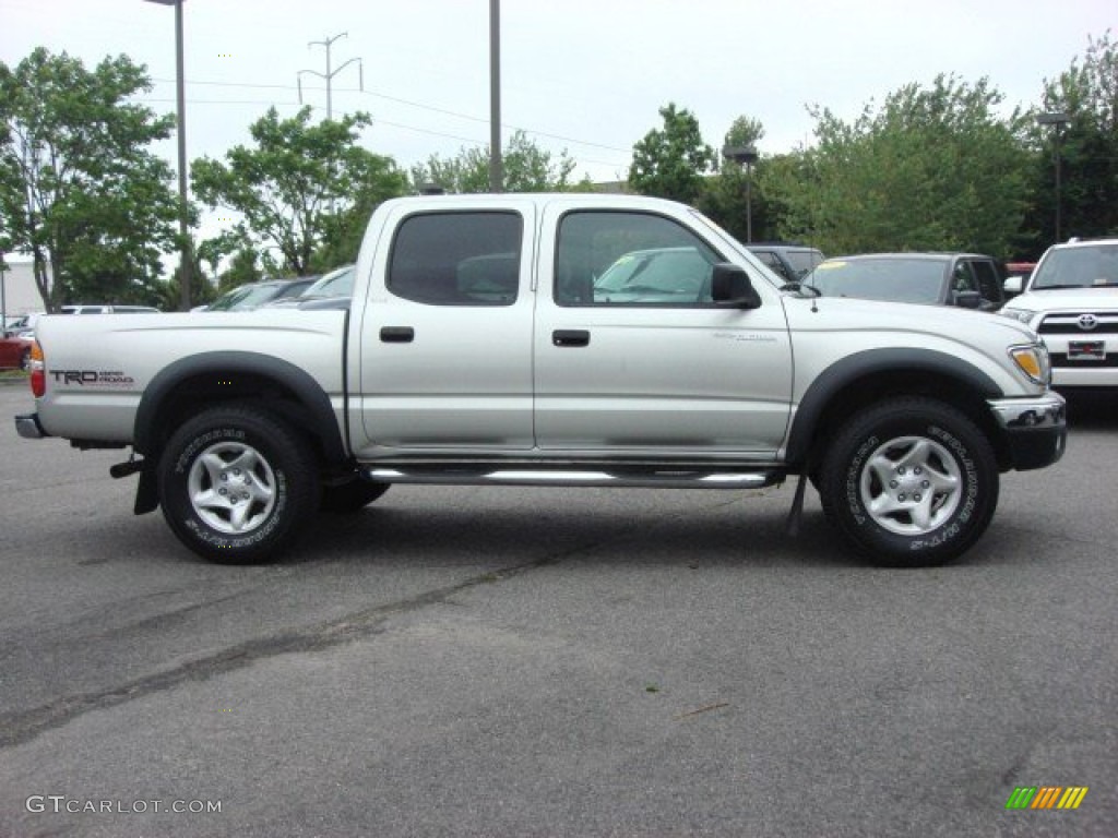 2004 Tacoma V6 PreRunner Double Cab - Lunar Mist Metallic / Oak photo #2