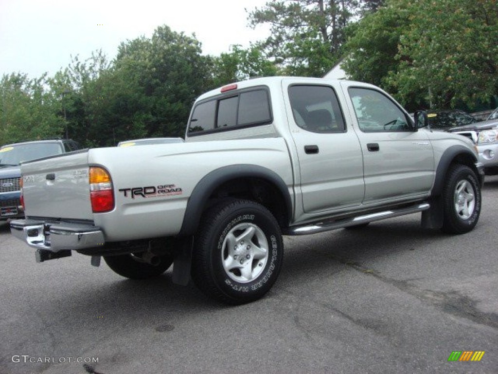 2004 Tacoma V6 PreRunner Double Cab - Lunar Mist Metallic / Oak photo #3