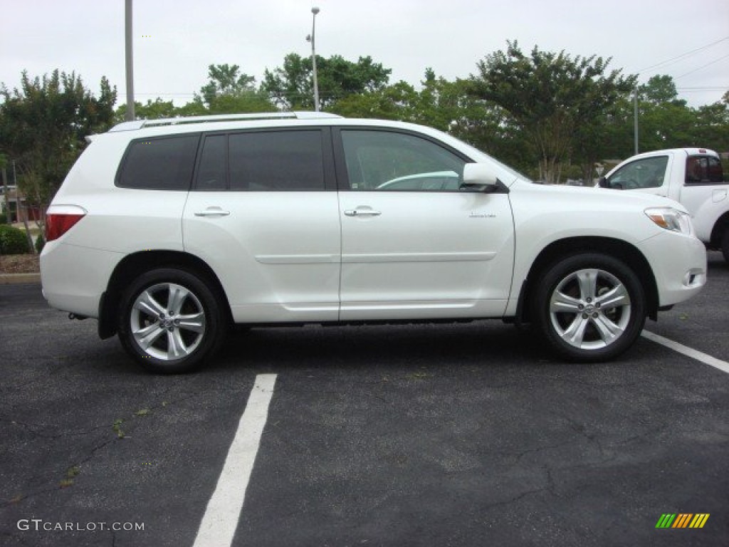 2010 Highlander Limited 4WD - Blizzard White Pearl / Ash photo #3