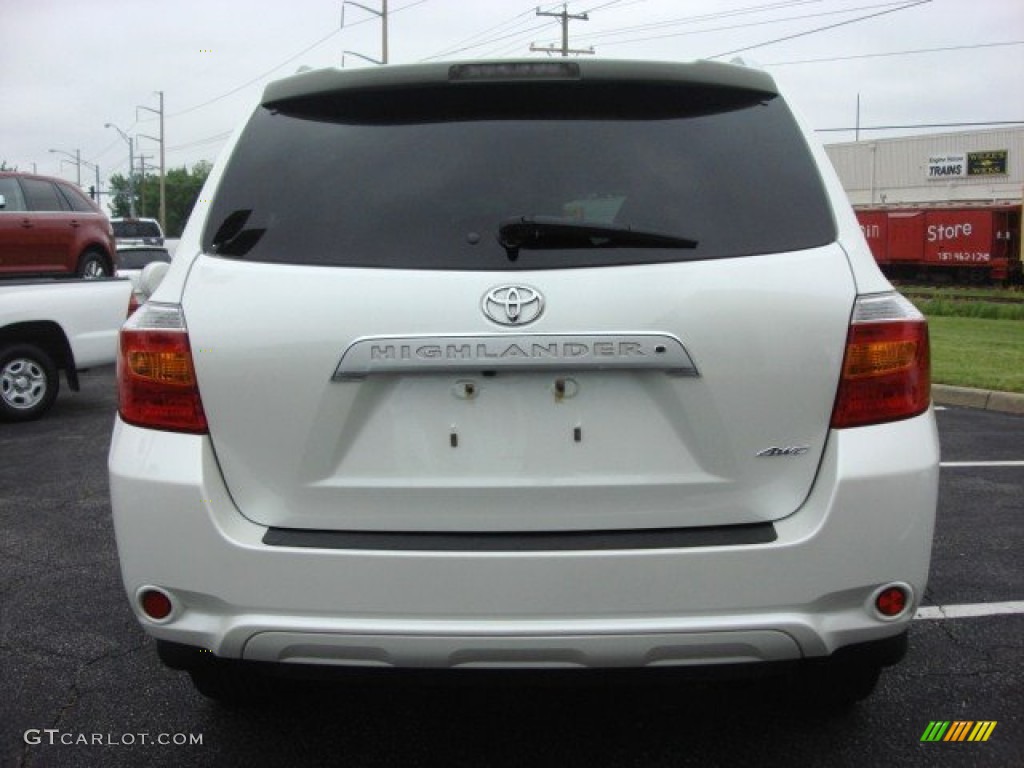 2010 Highlander Limited 4WD - Blizzard White Pearl / Ash photo #5