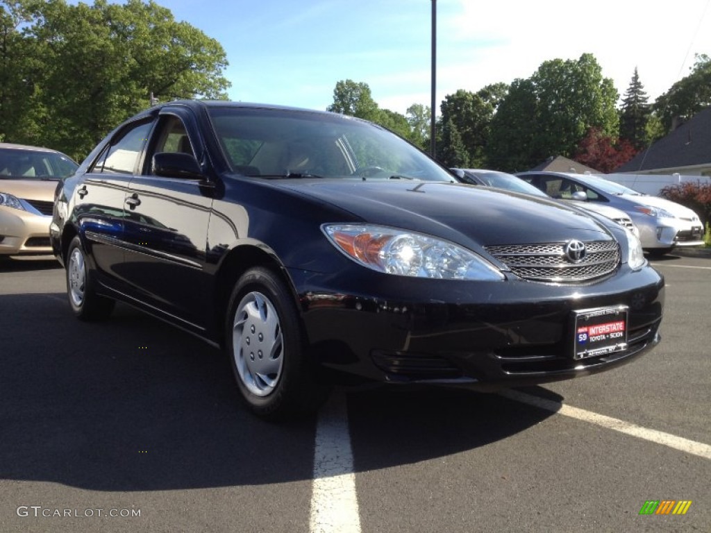 2004 Camry LE - Black / Stone photo #3