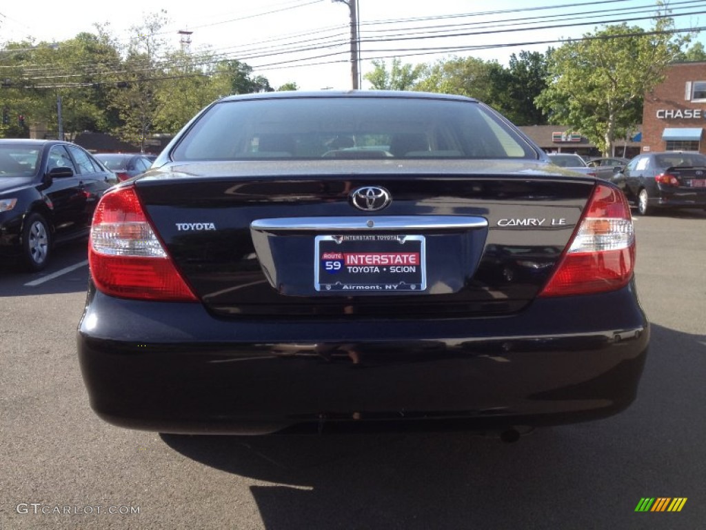 2004 Camry LE - Black / Stone photo #6
