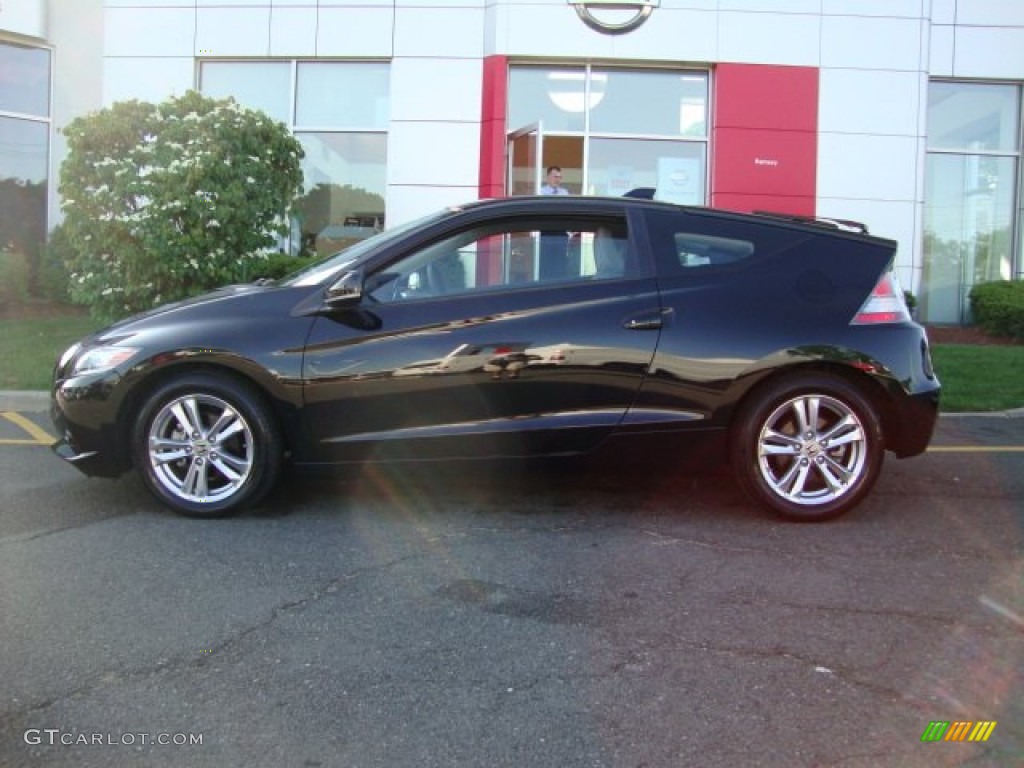 Crystal Black Pearl 2011 Honda CR-Z Sport Hybrid Exterior Photo #65389779