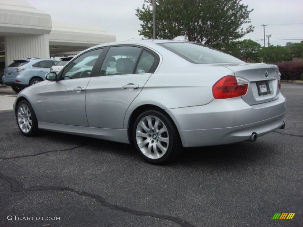 2008 3 Series 335i Sedan - Titanium Silver Metallic / Gray photo #5