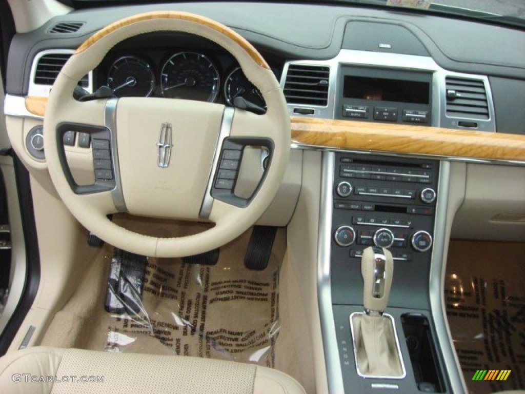 2011 Lincoln MKS FWD Light Camel Dashboard Photo #65390410