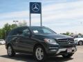 2012 Steel Grey Metallic Mercedes-Benz ML 350 4Matic  photo #3