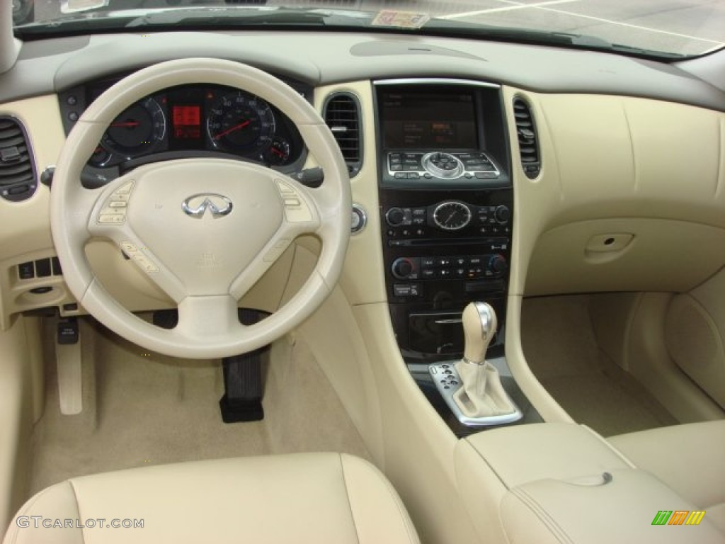 2008 Infiniti EX 35 AWD Wheat Dashboard Photo #65390595