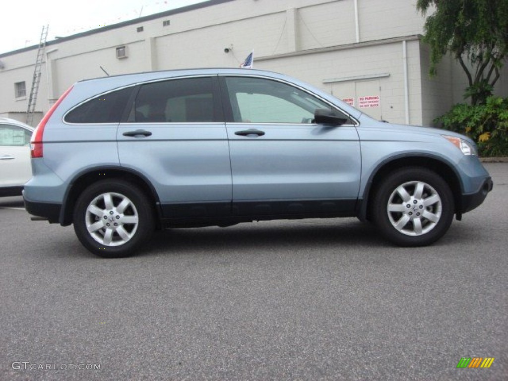 2008 CR-V EX 4WD - Glacier Blue Metallic / Gray photo #3