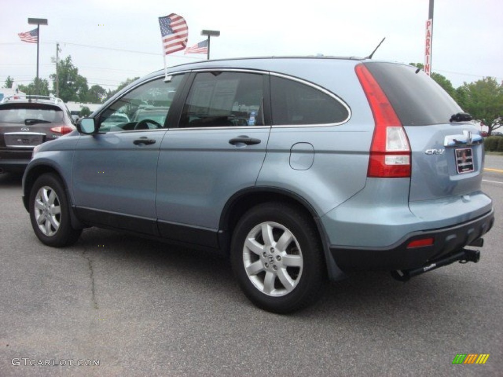 2008 CR-V EX 4WD - Glacier Blue Metallic / Gray photo #5
