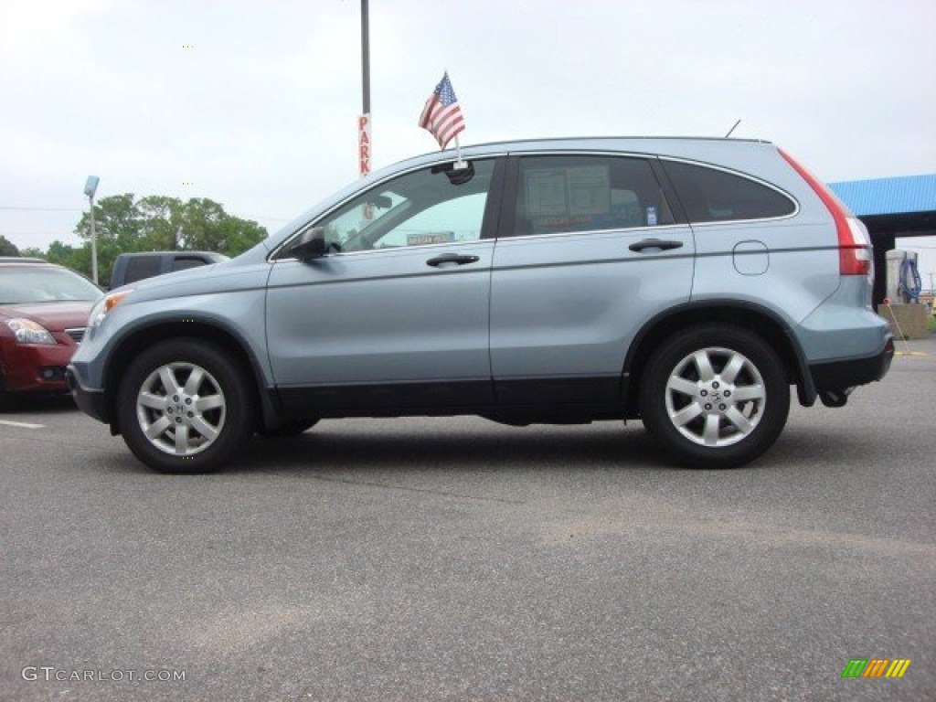 2008 CR-V EX 4WD - Glacier Blue Metallic / Gray photo #6