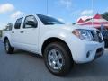 2012 Avalanche White Nissan Frontier SV Crew Cab  photo #6