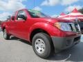 2012 Red Brick Nissan Frontier S King Cab  photo #6