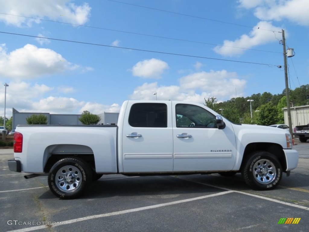2011 Silverado 1500 LT Crew Cab - Summit White / Ebony photo #8
