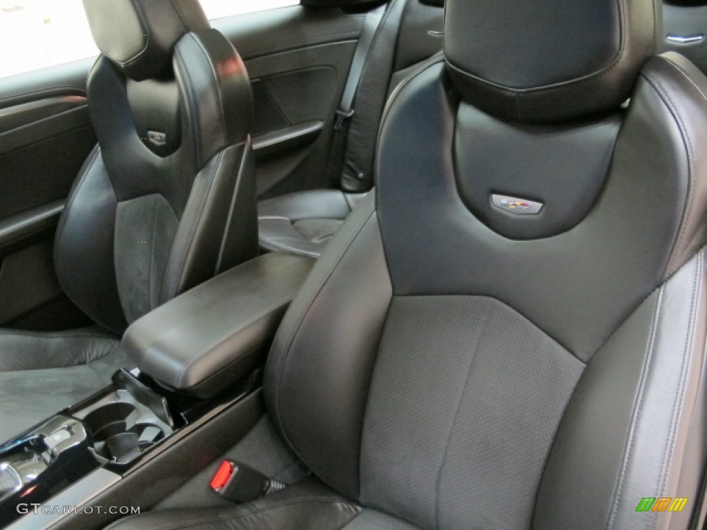 2011 CTS -V Coupe - White Diamond Tricoat / Ebony photo #17