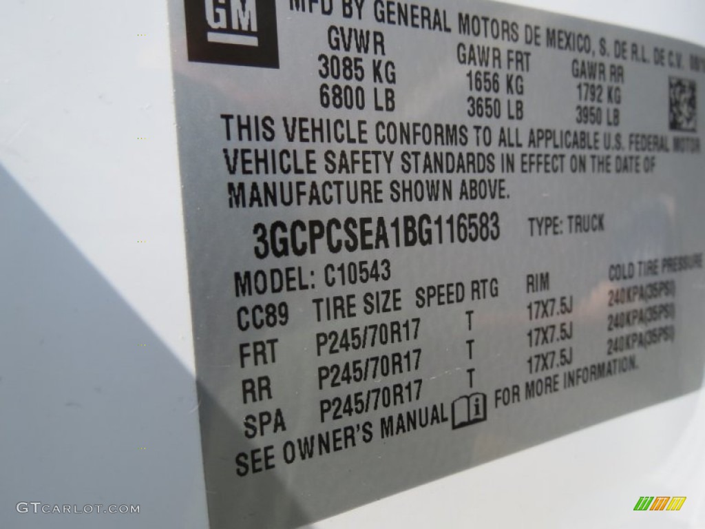 2011 Silverado 1500 LT Crew Cab - Summit White / Ebony photo #23