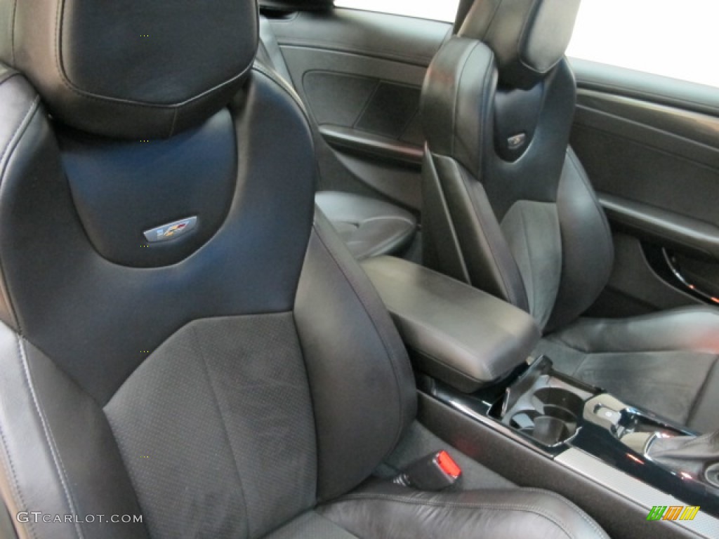 2011 CTS -V Coupe - White Diamond Tricoat / Ebony photo #21