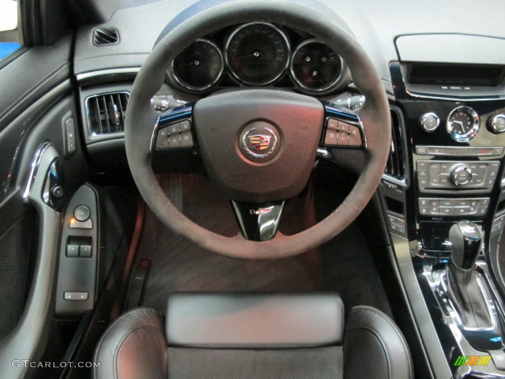 2011 CTS -V Coupe - White Diamond Tricoat / Ebony photo #22