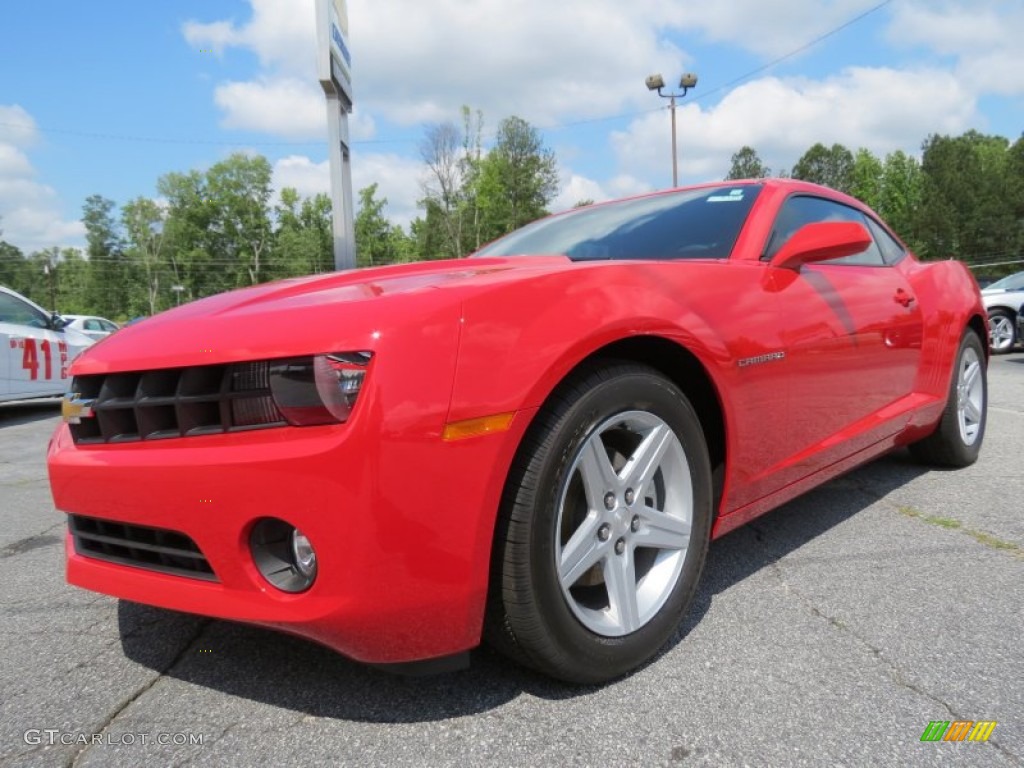 2012 Camaro LT Coupe - Victory Red / Black photo #3