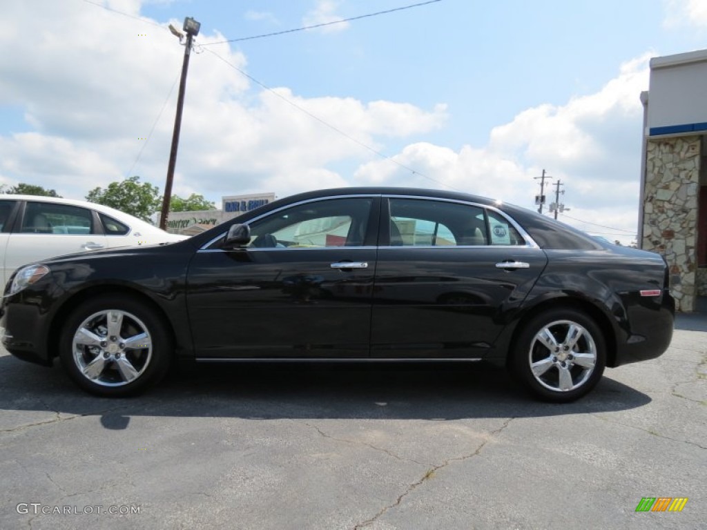 2012 Malibu LT - Black Granite Metallic / Cocoa/Cashmere photo #4