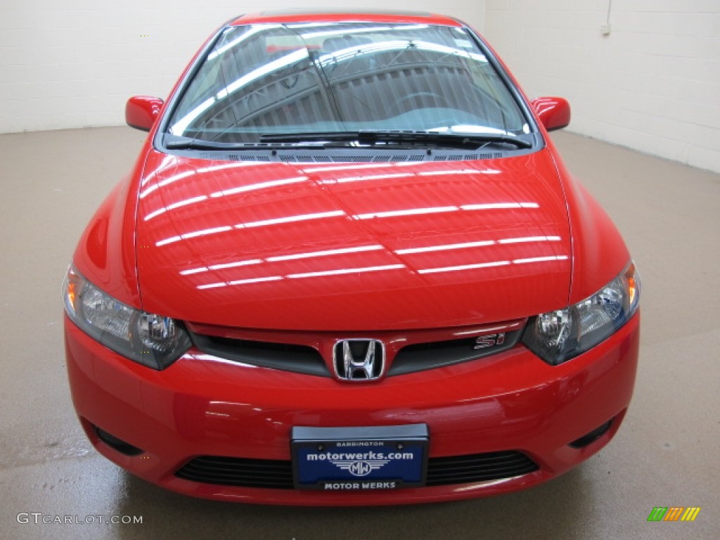 2006 Civic Si Coupe - Rallye Red / Black photo #2