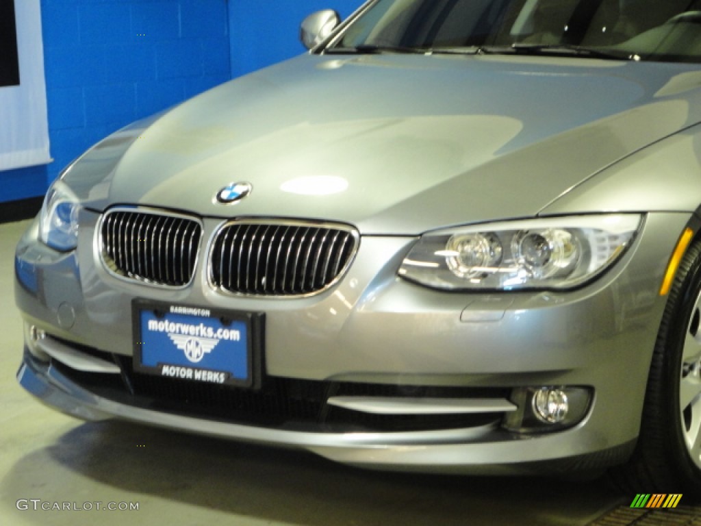 2011 3 Series 328i xDrive Coupe - Space Gray Metallic / Black photo #3