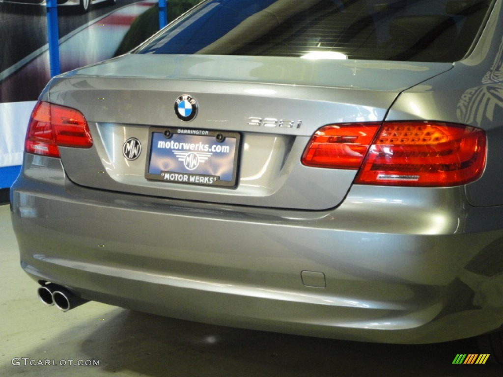 2011 3 Series 328i xDrive Coupe - Space Gray Metallic / Black photo #8