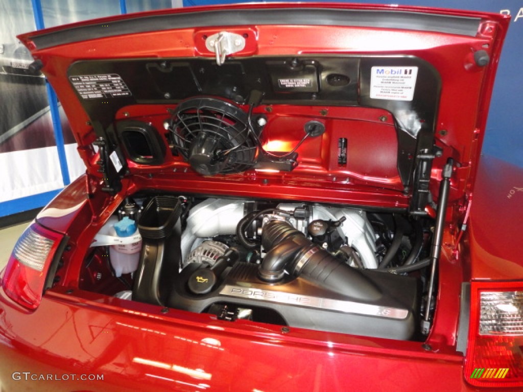 2008 911 Targa 4S - Ruby Red Metallic / Black/Stone Grey photo #23