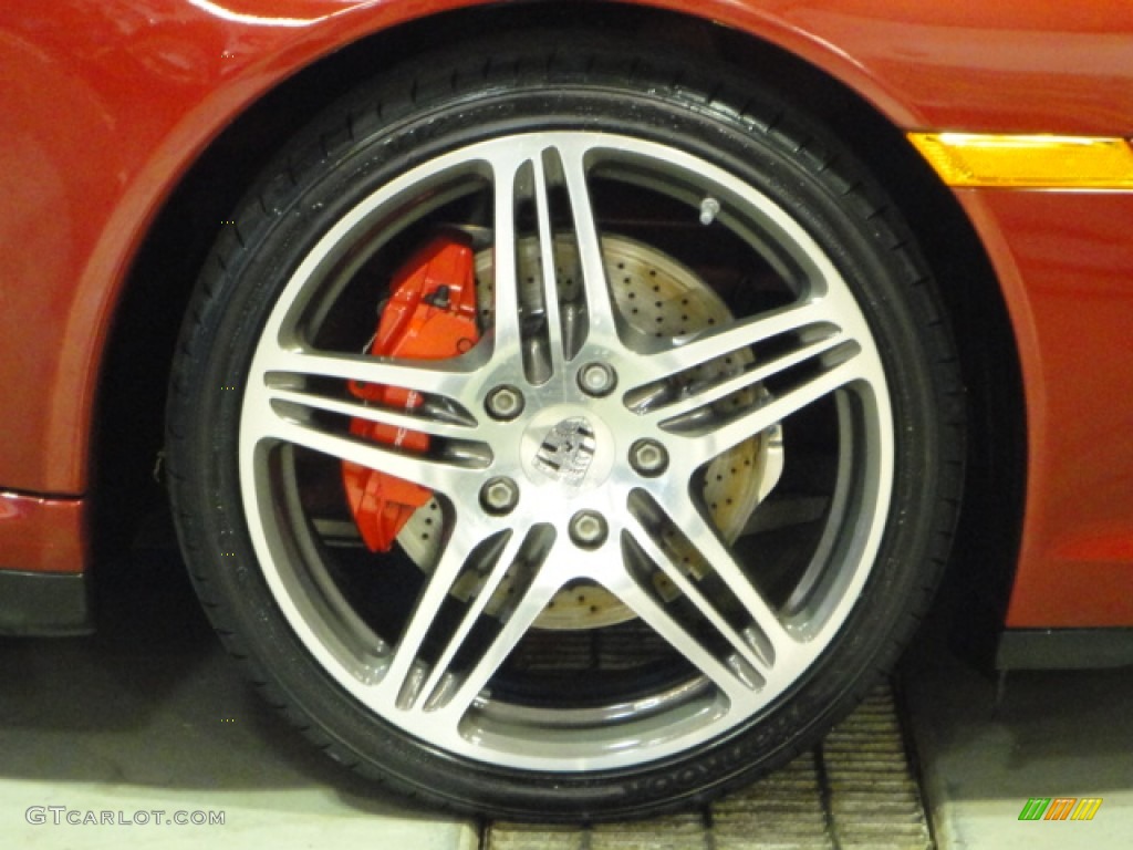 2008 911 Targa 4S - Ruby Red Metallic / Black/Stone Grey photo #32