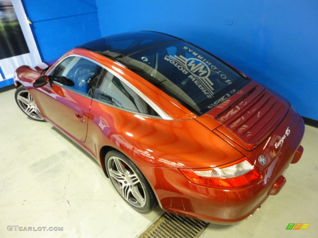 2008 911 Targa 4S - Ruby Red Metallic / Black/Stone Grey photo #33