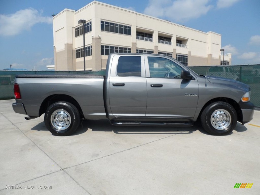 2010 Ram 1500 ST Quad Cab - Mineral Gray Metallic / Dark Slate/Medium Graystone photo #2